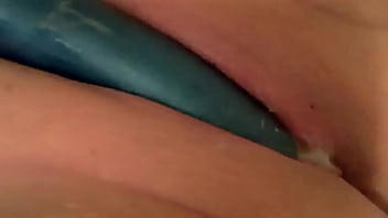 Preview 4 of Bianca Herman - Masturbating my wet pussy with blue vibrator until orgasm