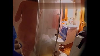 Preview 4 of Czech About Money Long Movie - Undressing before shower