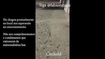 Preview 1 of Real Caught Fucking - Minha esposa gostosa entrou de namoradinha com o comedor no restaurante rolou uma pega&ccedil_&atilde_o no carro antes do Motel junto com meu corno. legendado TEASER