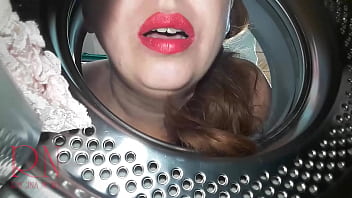 Preview 4 of Black Boobs India - Domination in laundry. Housewife fucked in the washing machine. 3 ENF