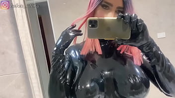 Preview 2 of Blakmeal Xxxx - My First Male To Latex Girl Crossdressing Experience