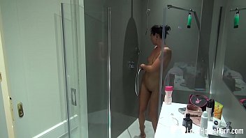 Preview 2 of Zurlu - Very sexy stepmom gets recorded while showering