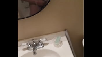 Preview 2 of Animal And Man Pron - P2,  stroke my cock in the bathroom