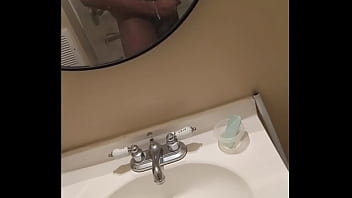 Preview 4 of Animal And Man Pron - P2,  stroke my cock in the bathroom