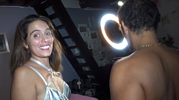 Preview 1 of Karin Xxx Vidio - Threesome hotwife hairy pussy - Joy karen ,  Paula Massa,  Cris Angelo - Dirty Anal Creampie French France Double - Chatte poilue Part 1/4