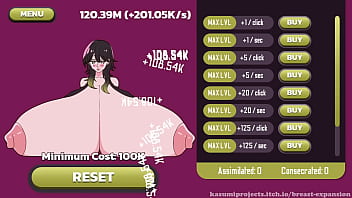 Preview 1 of Mom N Dughtcor - EXPAND HER BOOBS THROUGH CLICKING