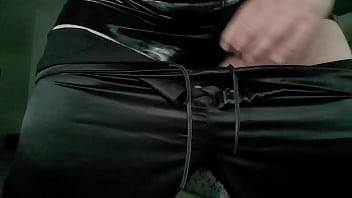 Preview 4 of Busty Teen Office Sex - Satin and latex