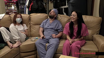 Preview 4 of Seachtata Natanaeli - Blaire Celeste Get Yearly Gyno Exam From Doctor Tampa With Help From Nurse Stacy Shepard Caught On Hidden Camera EXCLUSIVELY At GirlsGoneGyno Reup