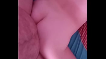 Preview 2 of Beach On Cumshot Man - Morning sex with purple thong