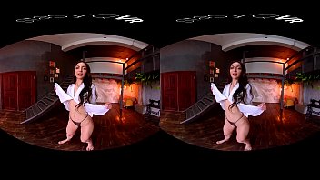 Preview 1 of Cumshot Suprise To My Momma - ForyQ exposing her perky tits and moist pussy in VR