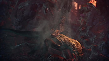 Preview 3 of Couple 69 Real - 【Titty Hunter】Monster Hunter World - Vaal Hazak Cutscene