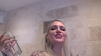 Preview 3 of Motherlaw Seduce Son - Alexxa and James Jenson,  Piss drinking,  Pissing in mouth,  Piss Puke,  Deep Throat Blowjob,  Facial finish