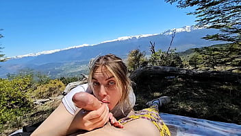 Preview 2 of Grandpas Vs Younger Tube - CREAMPIE in the pussy after a good hike in the mountains with my STEP-SISTER.