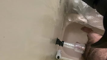Preview 2 of Ceut Japan - Fucking fleshlight in shower first time