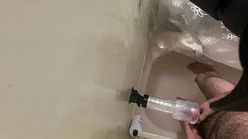 Preview 1 of Ceut Japan - Fucking fleshlight in shower first time