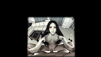 Preview 3 of Chubby Mature Watchingd - VR hentai experiments 004 - Spooky woman will crawl out of your headset after 7 days