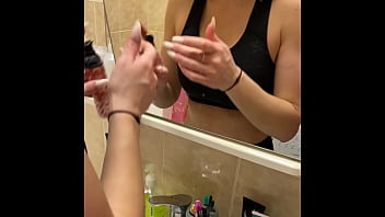 Preview 1 of Man Big2 - My wife with big tits fucks in the ass with a neighbor while I&#039_m not at home