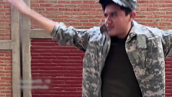 Preview 1 of White Girs And Ypung - Military slut takes a massive Latino cock - enriquemudu &amp_ cristianhdz (Free version)