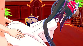 Preview 2 of My Big Ass Gilf - Sparkle takes in the pussy hard - honkai star rail hentai porn