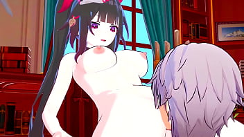 Preview 1 of My Big Ass Gilf - Sparkle takes in the pussy hard - honkai star rail hentai porn