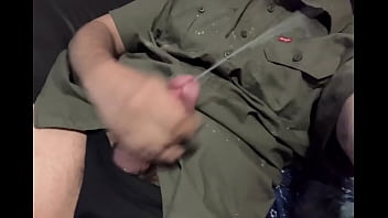 Preview 3 of Sleeping Xxc Video Download - Guy in black panties Huge Cumshot solo cross dresser sissy HOT