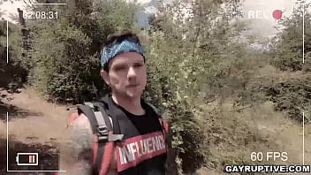 Preview 1 of Extremely Wet Ebony - Gayruptive.com - Stranger Matthew Figata getting his asshole rammed hard by the Rescued influencer Dakota Payne