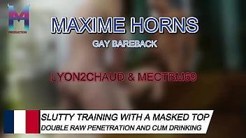 Preview 3 of Boy Big Cock Fuck Mom - Ce plan &agrave_ 3 va te rendre fou Une double p&eacute_n&eacute_tration sale,  du sperme bien chaud et mon cul en POVAvec Lyon2chaud ...