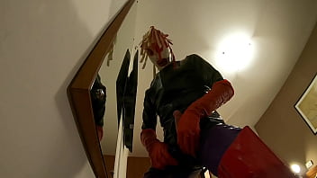 Preview 2 of Indian Jacin - Cumshots on mirror (view from below)