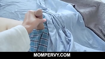 Preview 1 of Xmastervodio - My Hot blonde big tits step Mom Cheats on Her For My Big Dick POV - Elle