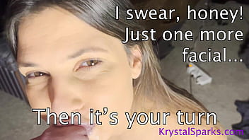 Preview 2 of Penis Rubs Vagina - Krystal Sparks gets a facial.