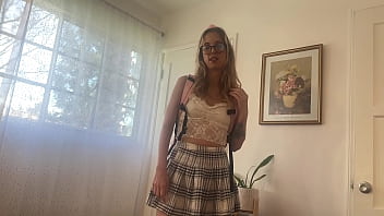 Preview 1 of Viva Cum - Little Step Brother Penis Examination ~ Millie Morgan ~ Household Fantasy ~ Scott Stark