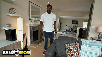 Preview 1 of Secret Step Dads - BANGBROS - Fun Size Ebony Pocketpussy Mini Stallion Stuffed With BBC
