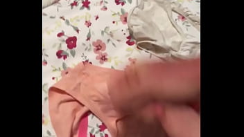 Preview 2 of Indian Full Fuckking Film - Cum on her used panties,  vulva imprint