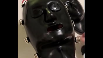 Preview 3 of Mom Orgasm Face - New inflatable Rubbersfinest mask and covers!! Thanks Santa ️