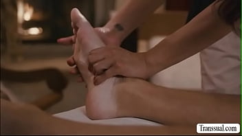 Preview 2 of Own Brthr Sistr - Trans woman masseusee analed her guy customer