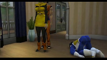 Preview 3 of Guy Fingering Pussy On Lap - Dragon Ball Porn Epi 49 Vegeta tiene una pesadilla Goku se Folla a Su Esposa Bulma Delante de el Netorare Hentai