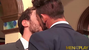 Preview 2 of Anne Hathaway Nude Sex - MENATPLAY Bearded Stud Philip Zyos Anal Fucks Massimo Piano