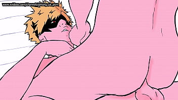 Preview 3 of Pusy In Ras - Bakugo tiene sexo anal a pelo con Midoriya (My Hero Academia Cosplay) bucle