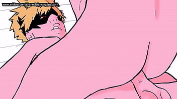 Preview 4 of Pusy In Ras - Bakugo tiene sexo anal a pelo con Midoriya (My Hero Academia Cosplay) bucle