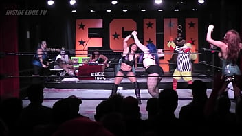 Preview 1 of Rachel Roxx Taboo - cute girls wrestling christie ricci vs unknown,  superb scrap