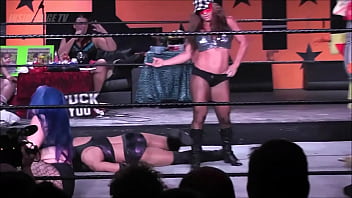 Preview 4 of Rachel Roxx Taboo - cute girls wrestling christie ricci vs unknown,  superb scrap