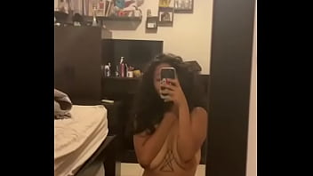 Preview 3 of Nujafrpur Sex - Beautiful Latina with big tits and black hair teasing and masturbating