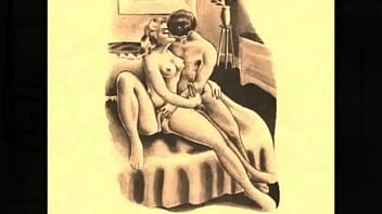 Preview 3 of Niggas Run Train On Black Girl - vintage erotic drawings
