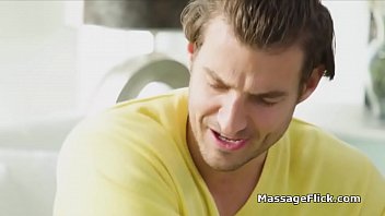 Preview 1 of Wedding In Frend - Blonde rewards back massage with a blowjob