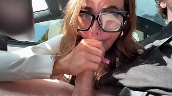 Preview 3 of Gianna Michael And Sansual Jane - 18 Year Old Amateur Fucking In Car - Nikki Nicole