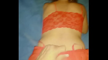 Preview 3 of Femdom Cbt Chastity - noche de lencer&iacute_a roja