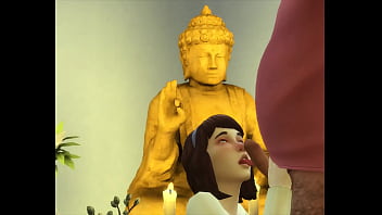 Preview 1 of Turkish Turbanli Ilk Kez Anal6 - Blowjob in Thai temple