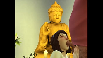 Preview 4 of Turkish Turbanli Ilk Kez Anal6 - Blowjob in Thai temple