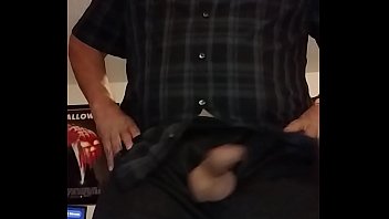 Preview 2 of Mature Education Kid - Swinging my dick in slow motion
