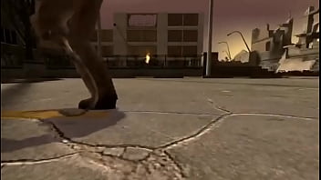 Preview 3 of School Gri Bra - Os mano do Half-Life fudendo a gostosa do Roblox